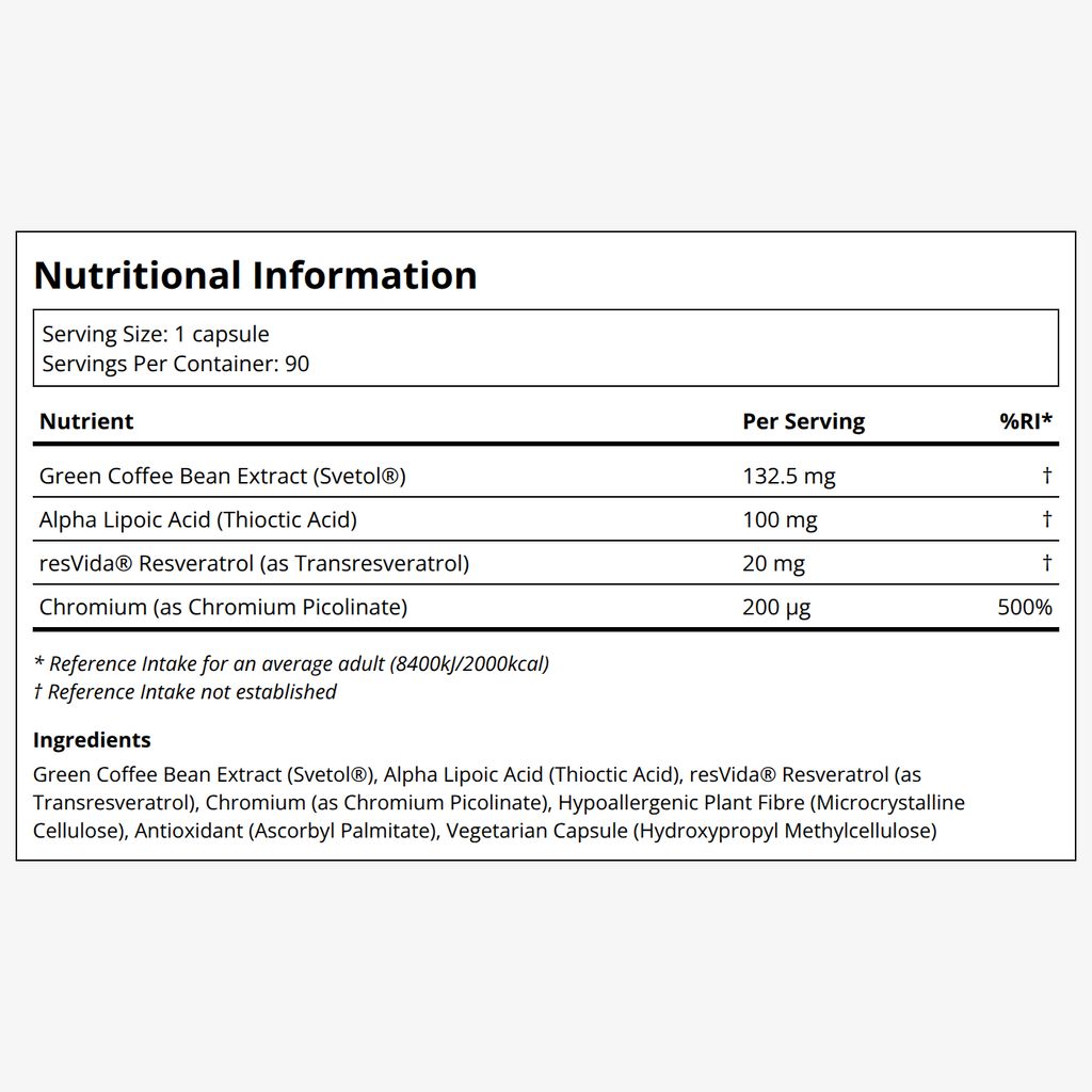 Metabolic Xtra with Svetol Green Coffee Extract - Image 2