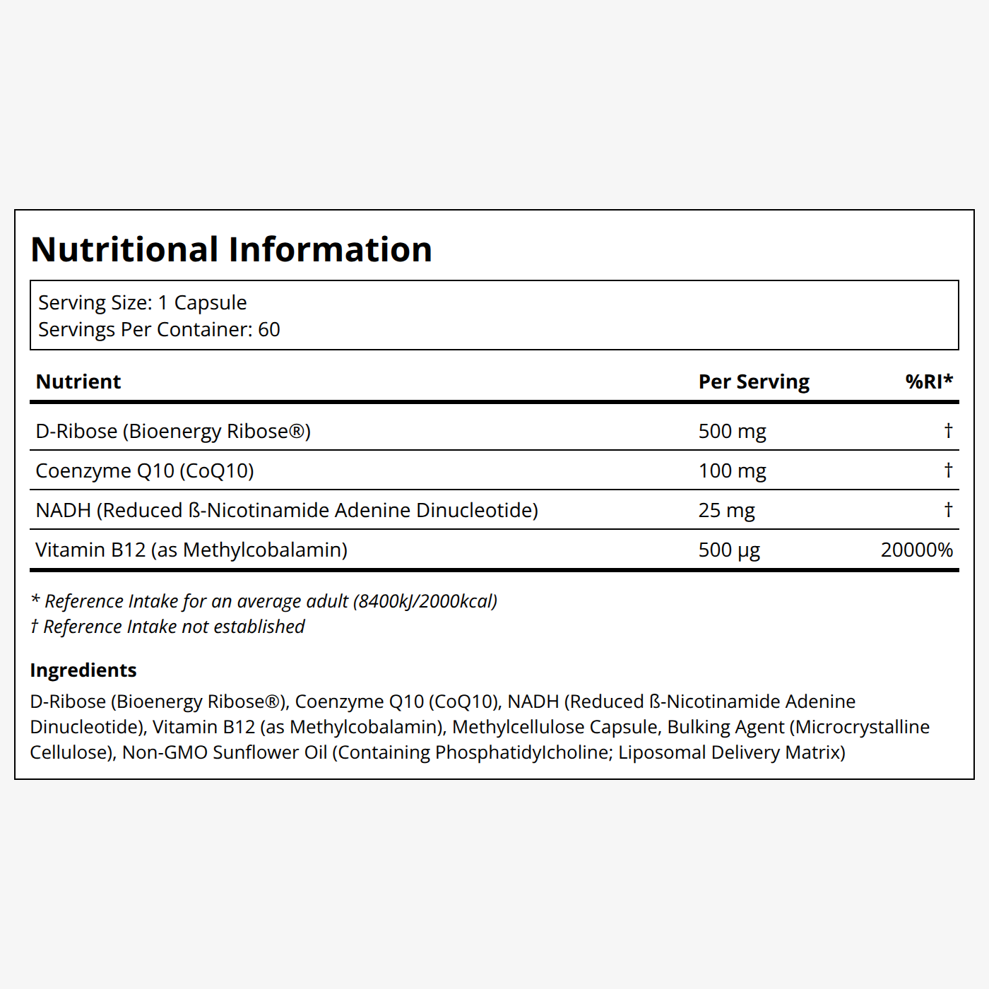 Liposomal NADH+ - Image 2